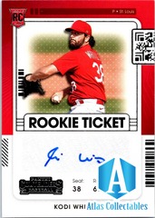 2021 Contenders Rookie Ticket Auto #196 Whitley